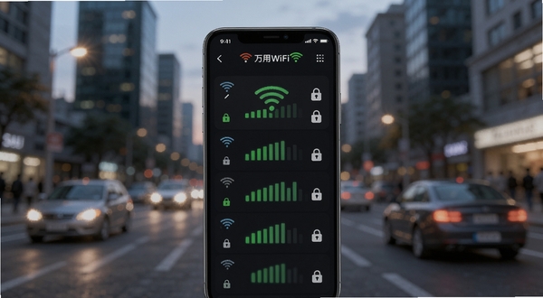����WiFi������ ����ɨ�蹦��չʾ ��������Ϊ�ֻ���Ļ��ʾWiFi�ź��б� �źŸ�������ͼ�������ɼ� ����Ϊ���н־��黯 ͻ�����ӱ���� �ʺ�Booguģ������