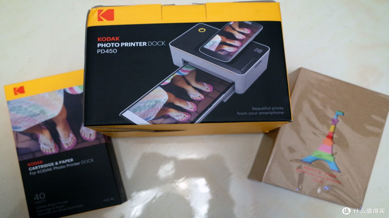 柯达照片打印机(KODAK Photo Printer) 家用便携外观展示 室内实拍图