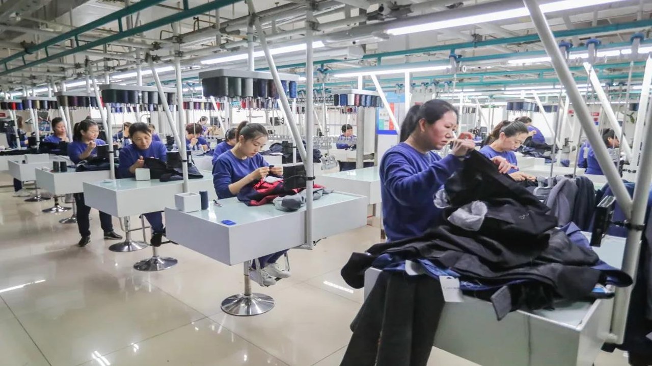 大织里 服装工厂 生产线 电商发货