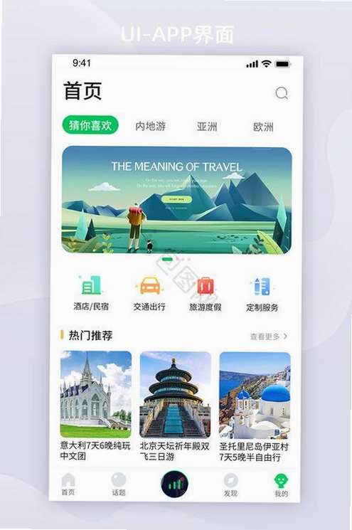 福途旅游运行截图