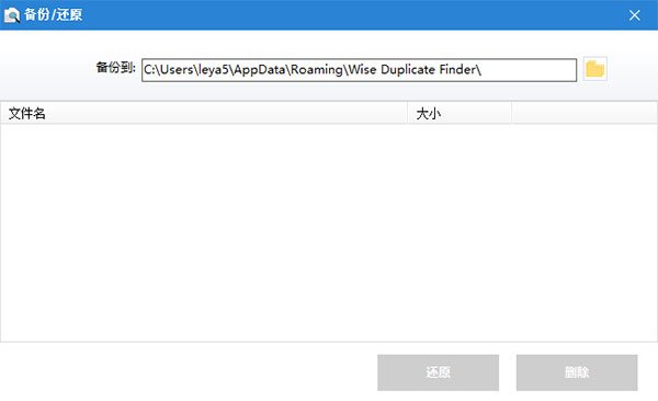 Wise Duplicate Finder2.1.9中文最新版运行截图