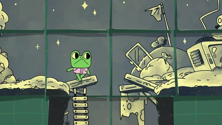 呱呱归家记安卓版(Walk The Frog)运行截图