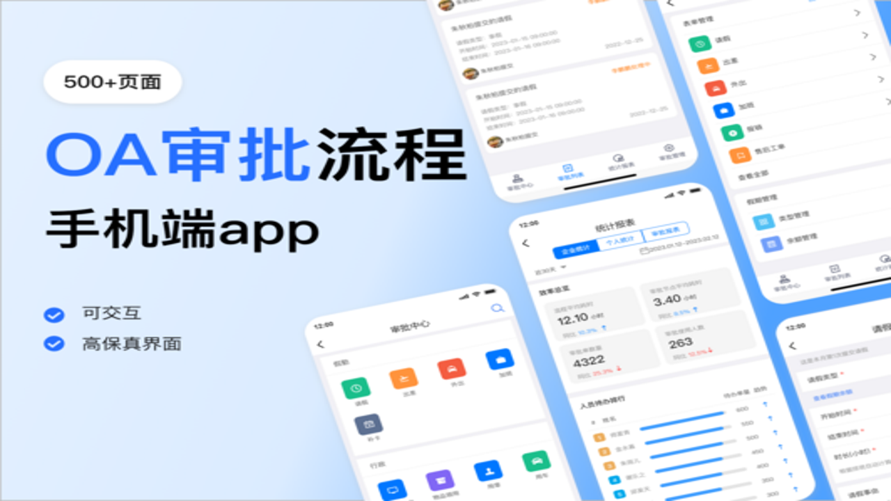 畅峰OA审批流程设置与移动端操作细节