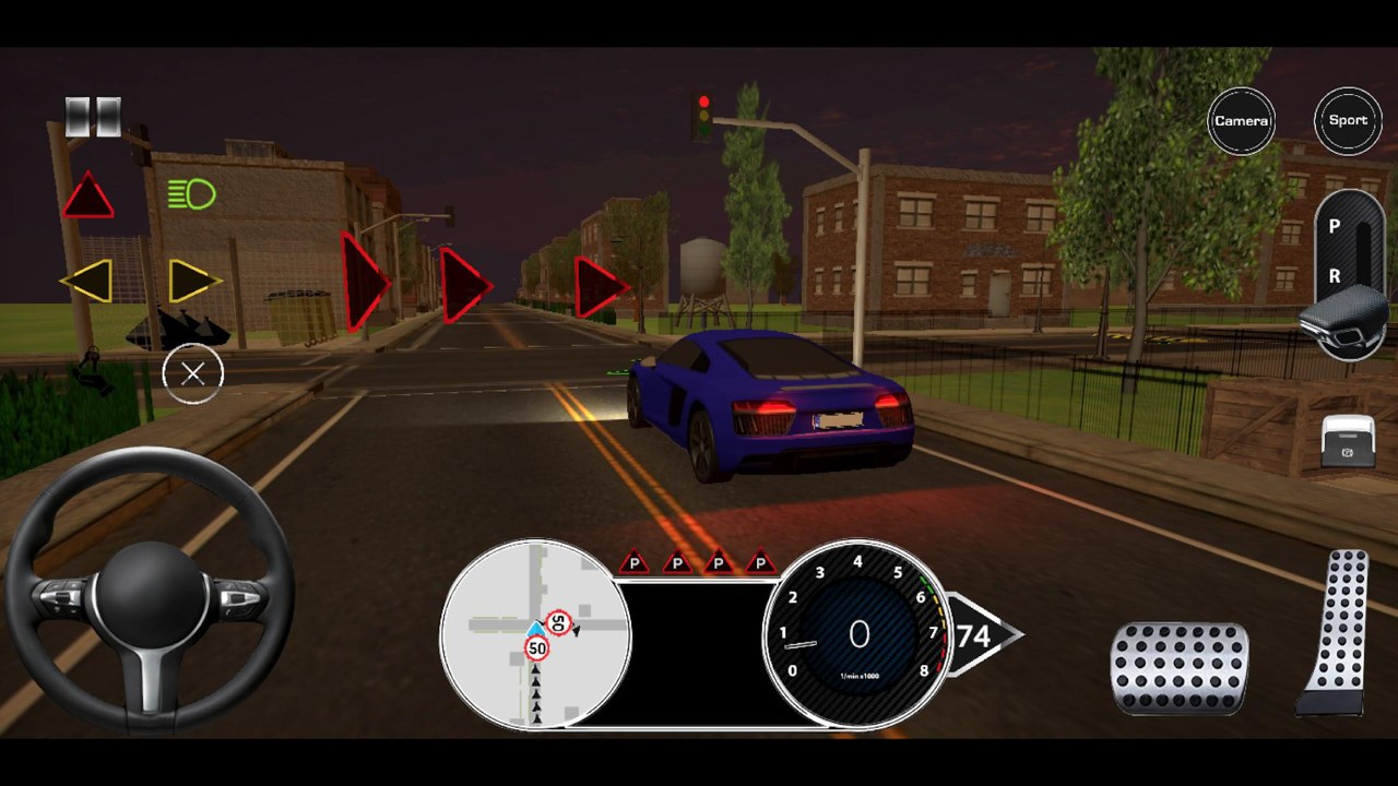 ��ͨ��ʻģ����2021(Traffic Driving Simulator 2021)��Ϸ�ڲ�ͬ����ѡ��������ʻ����ϵͳչʾ