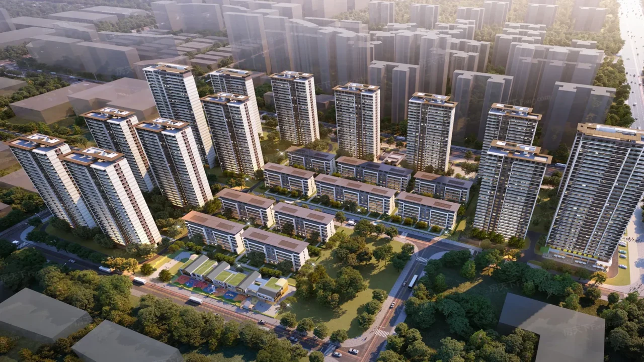 长沙住房热门楼盘实拍效果图