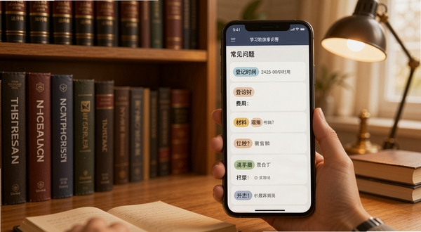 ��������ȨӦ����֪ʶ���ʴ���棬�ֻ���Ļչʾ���������б��������Ǽ�ʱ�䡢���á����ϵȷ����ǩ������Ϊ��ܰ���鷿������������з��ɺͿƼ����鼮������ɫ����ů���ʣ�����ѧϰ���ĳ���