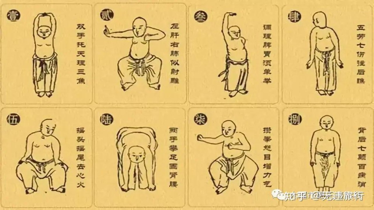 每日八段锦 动作细节 呼吸配合 居家健身