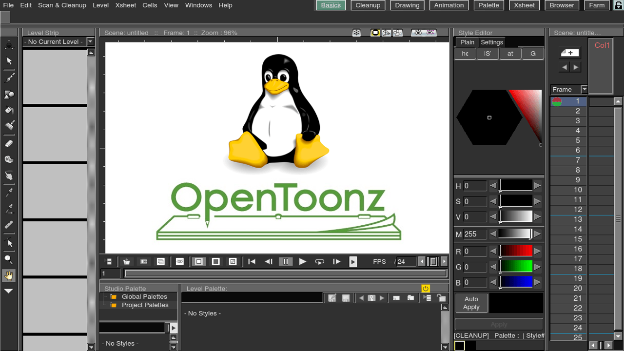 OpenToonz 1.7.1�������°� ����������չʾ�빦�ܸ���