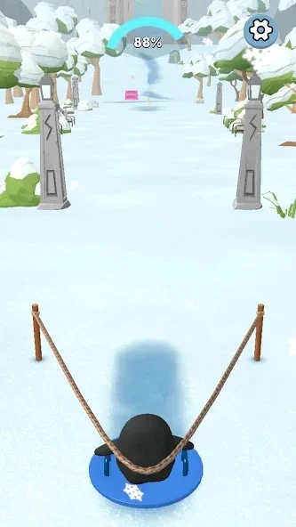 sled surfers雪橇冲浪者无限金币版运行截图