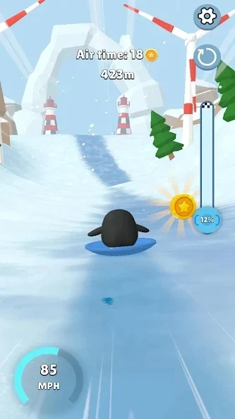 sled surfers雪橇冲浪者无限金币版运行截图