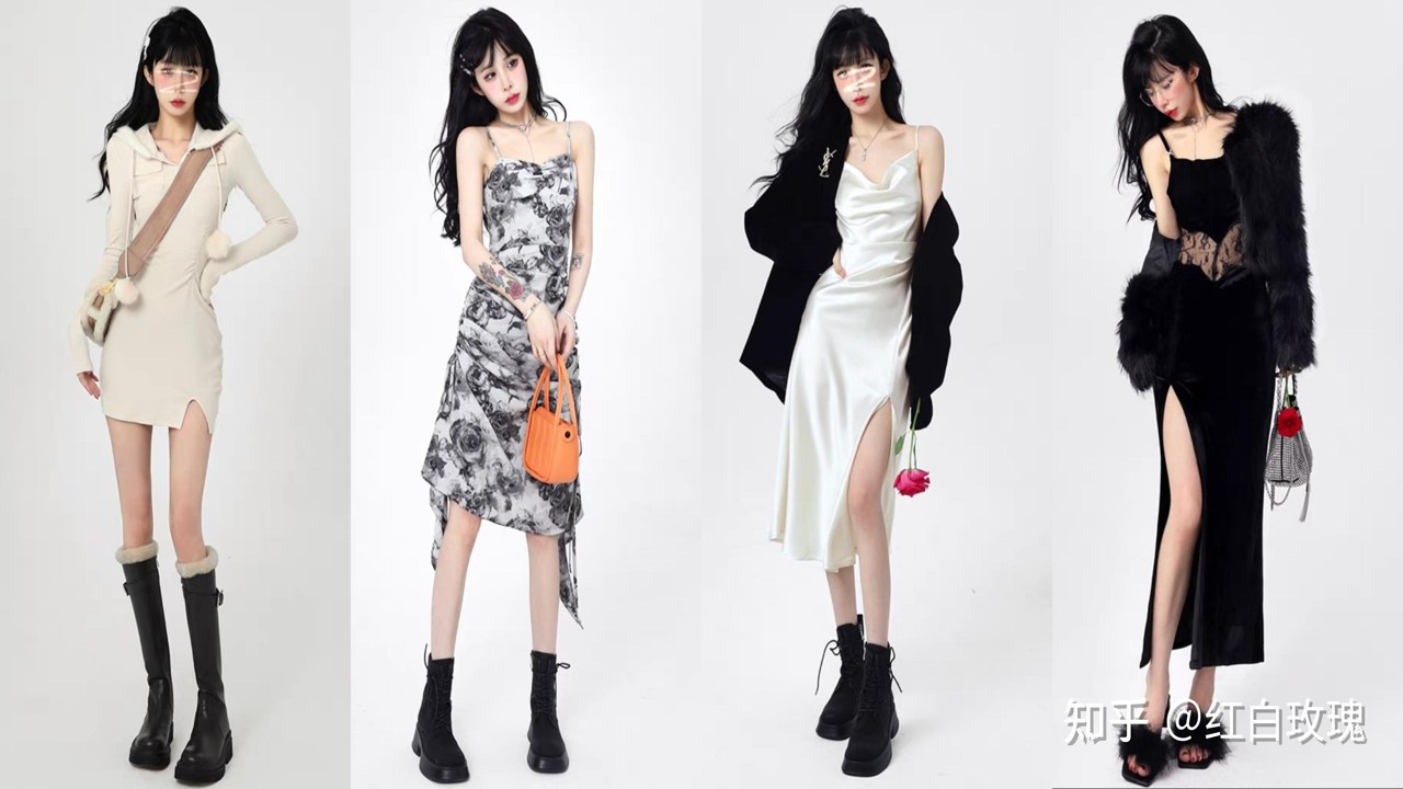 小个子女生超甜风日常穿搭全身搭配展示,展现显高显瘦效果