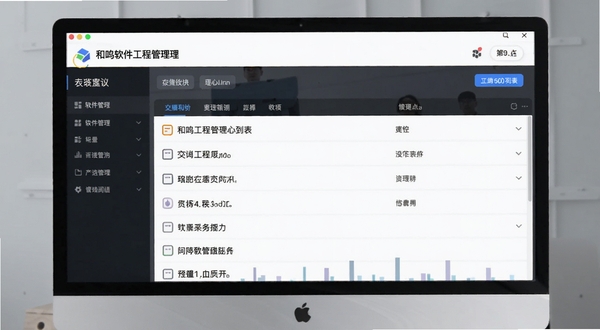 和鸣软件工程管理列表界面预览图