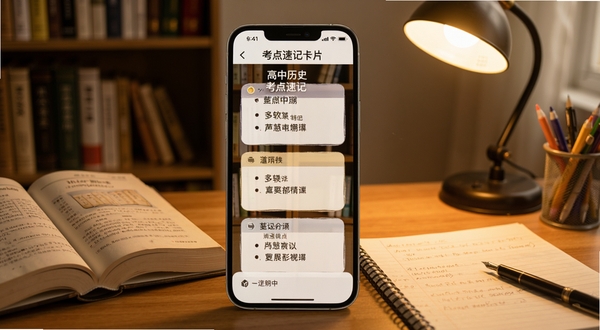������ʷ���������ټǿ�Ƭ���棬�ֻ���Ļչʾ�ʴ�ʽ���俨Ƭ������Ϊ�����̨�ƹ��Σ�����ɢ����ʷ�α���ʼǣ�ůɫ��ѧϰ��Χ