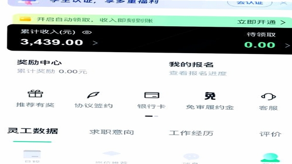 灵工卡 功能界面截图