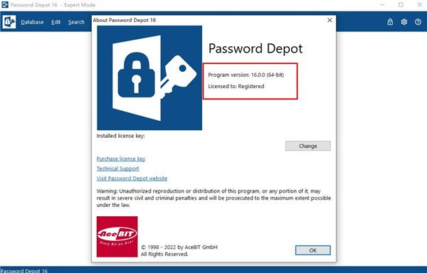Password Depot 19中文最新版(口令设置工具)运行截图