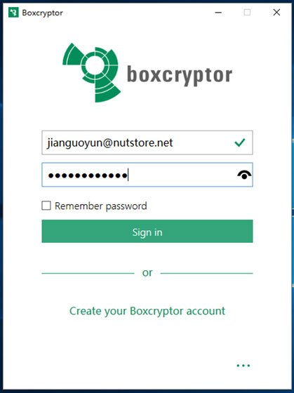 Boxcryptor 2.55.2774中文最新版运行截图