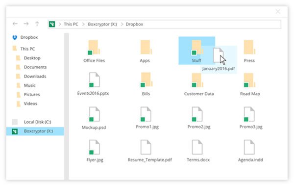 Boxcryptor 2.55.2774中文最新版运行截图