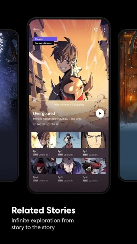 kakaowebtoon繁体中文版运行截图