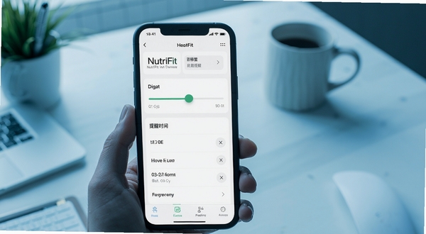 NutriFit Ŀ������������ҳ��չʾ���ֻ���Ļ����Ŀ�껬��������ʱ���б�������Ϊ��Լ������������ɫ��������Ԫ�����������ָ��Ի�����