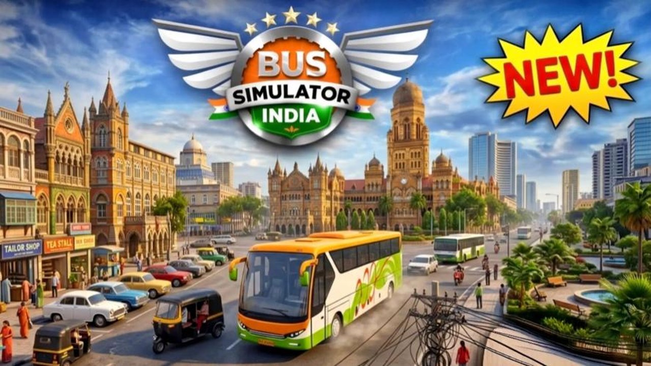巴士大师:印度模拟器(Bus Masters India Simulator)车辆选择界面与不同型号巴士展示