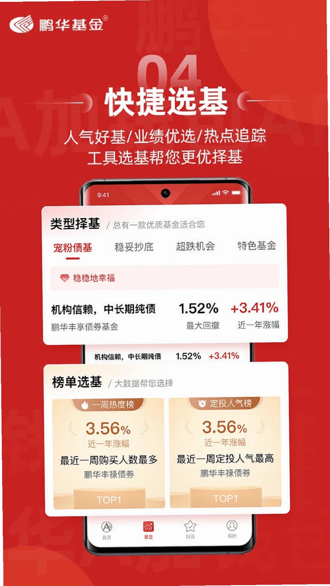鹏华A加钱包运行截图