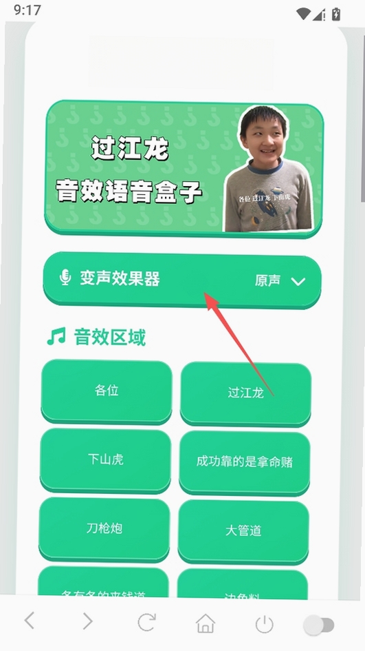 过江龙语音盒运行截图
