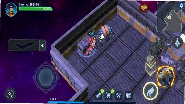 Space Survival Pro 游戏界面截图