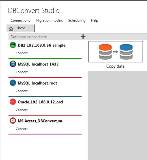 DBConvert Studio 4.3.1中文完整版运行截图