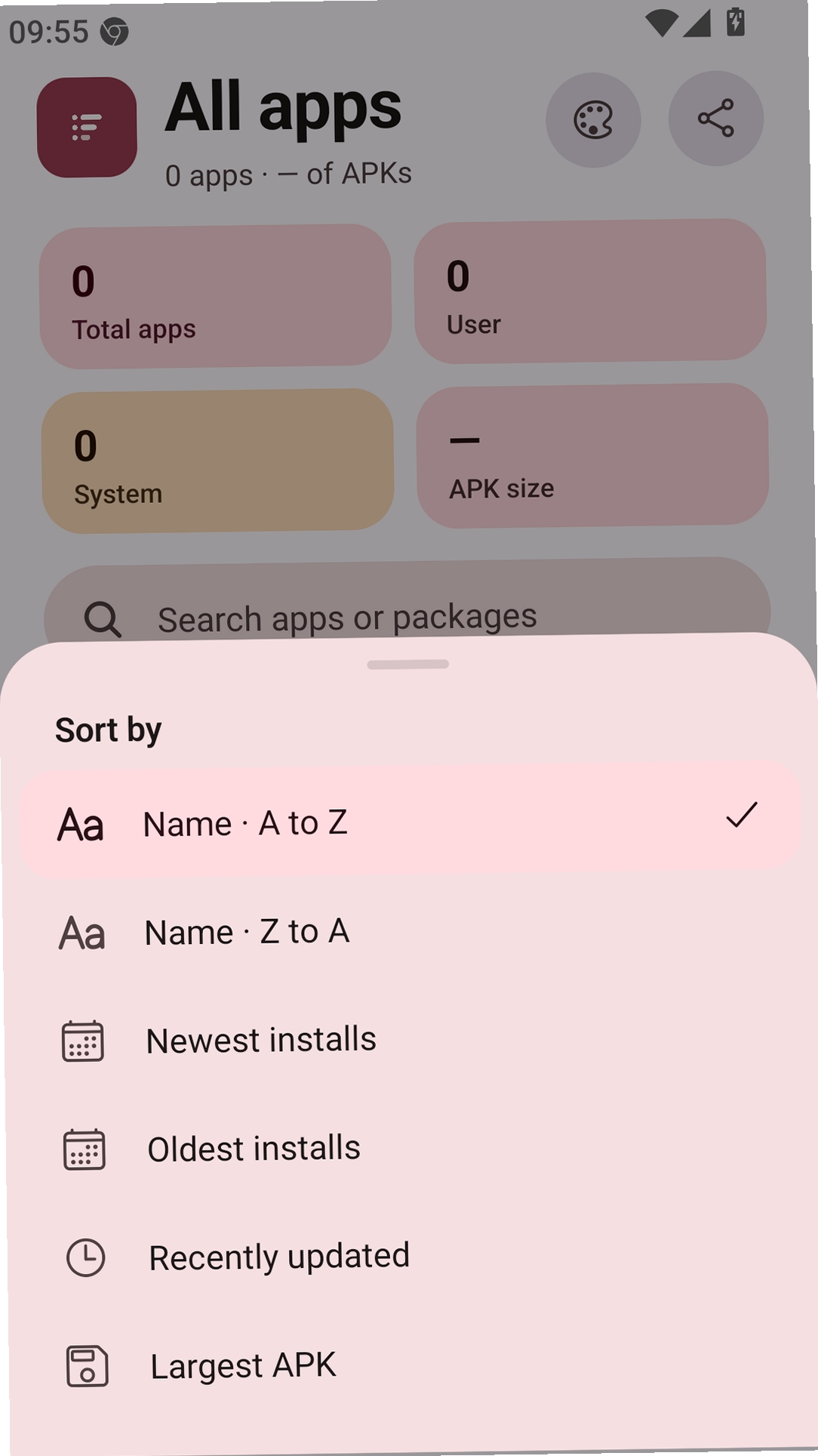 App Lister运行截图