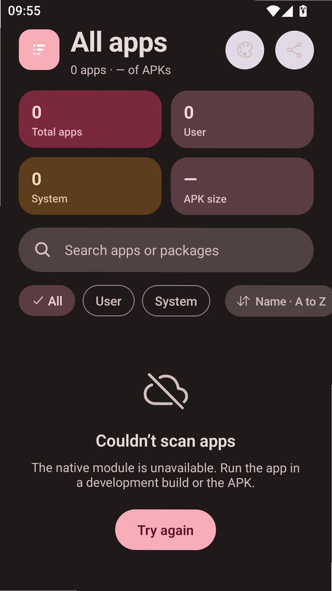 App Lister运行截图