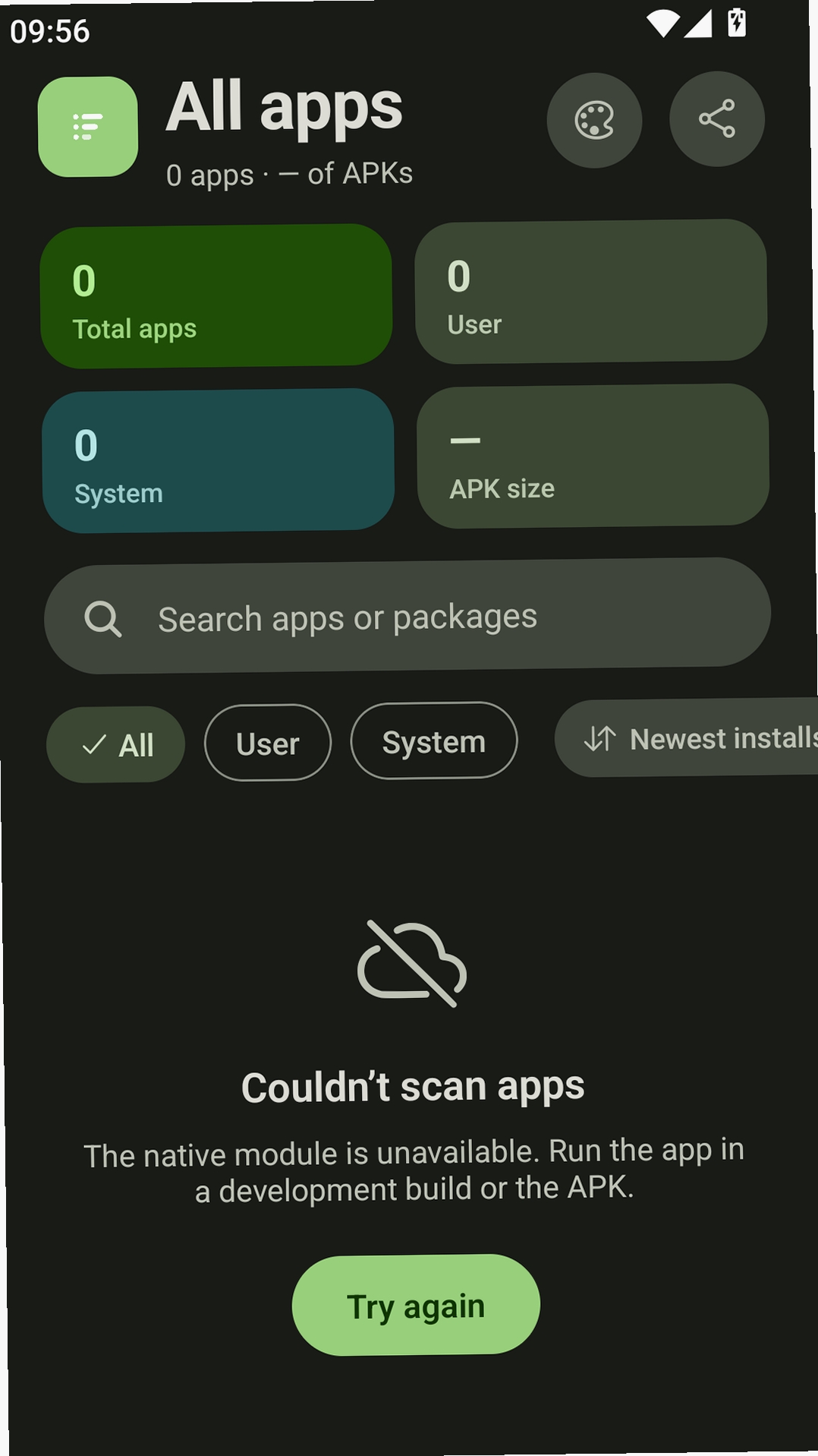 App Lister运行截图