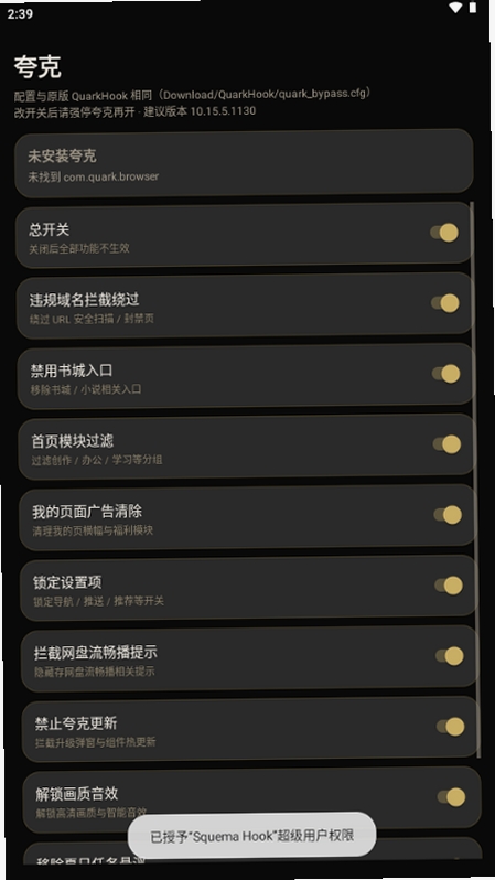 Squema Hook运行截图