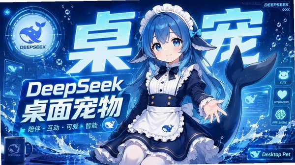 ds桌宠 桌面互动效果