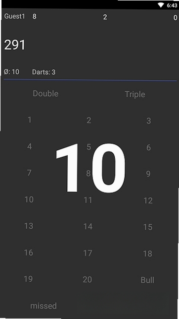 飞镖计分器(Darts Scorer)运行截图