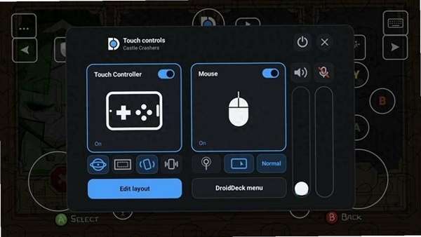 DroidDeck启动器桌面布局设置界面