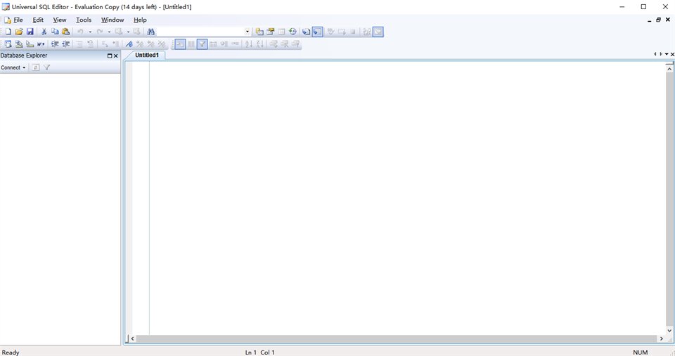 Universal SQL Editor中文版运行截图