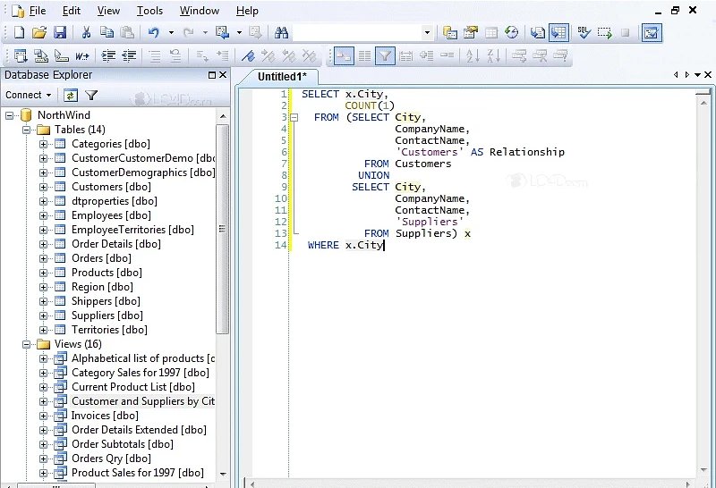 Universal SQL Editor中文版运行截图