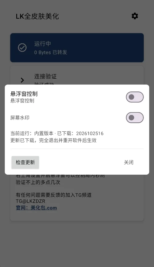 LK全皮肤美化助手官方版运行截图