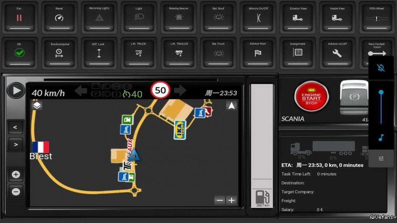 Engine Sim发动机模拟器下载安卓版 车内驾驶视角 仪表盘细节