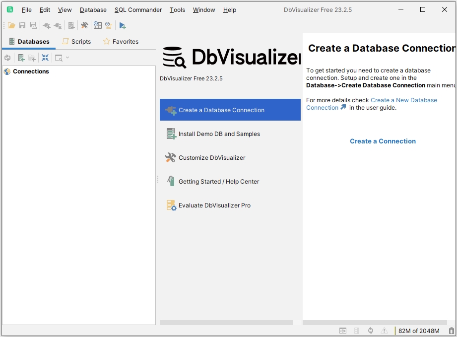 DbVisualizer 26.2.4中文完整版运行截图
