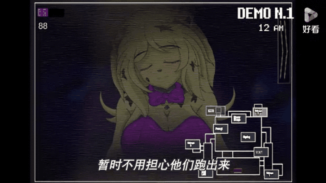 娘化弗莱迪的午夜后宫汉化版 角色模型对比