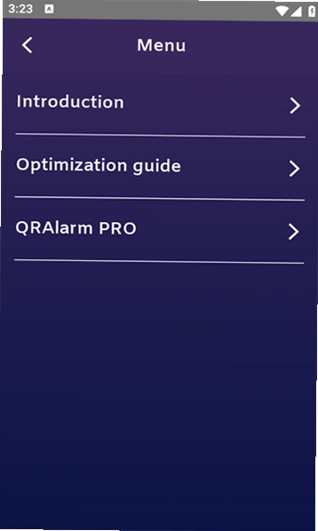 QRAlarm运行截图