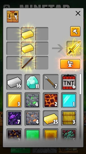 点击我的世界(Minetap)内置菜单版运行截图