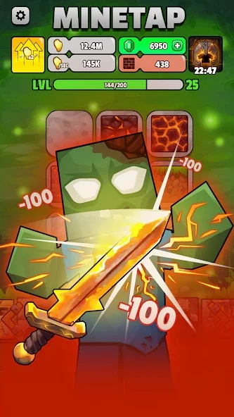点击我的世界(Minetap)内置菜单版运行截图