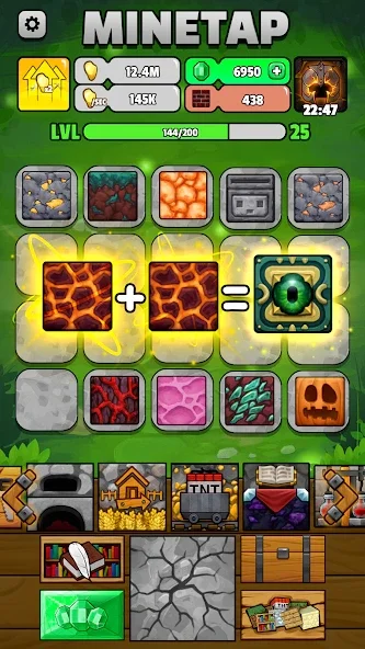 点击我的世界(Minetap)内置菜单版运行截图