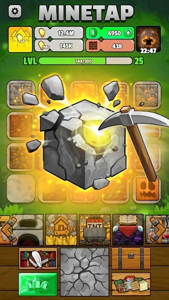 点击我的世界(Minetap)内置菜单版运行截图
