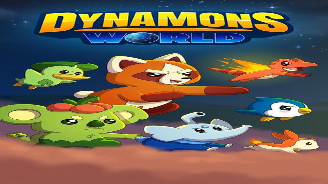 Dynamons World口袋妖怪的世界无限金币版 游戏主界面与神兽展示