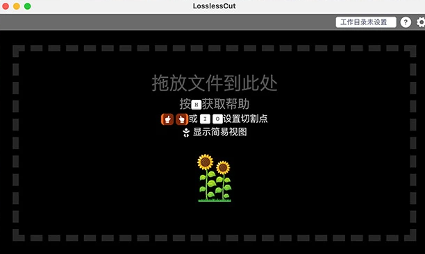 LosslessCut免费开源无损视频剪辑工具运行截图
