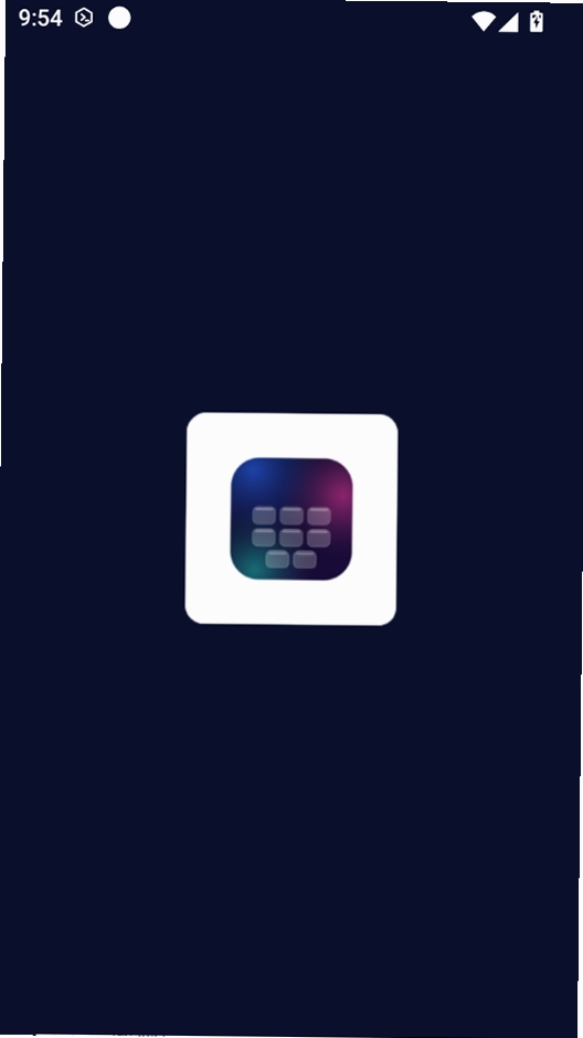 Liquid Glass Keyboard(液态玻璃键盘)运行截图