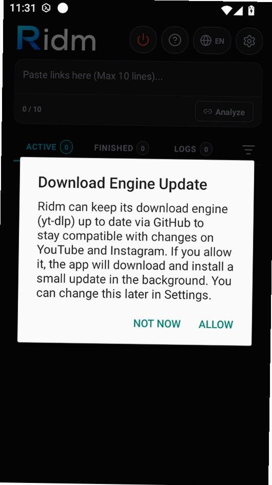 Ridm运行截图